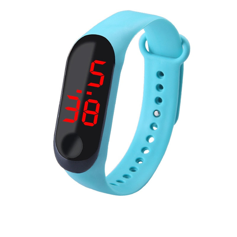 Silicone Strap Smart Digital Fitness Watches