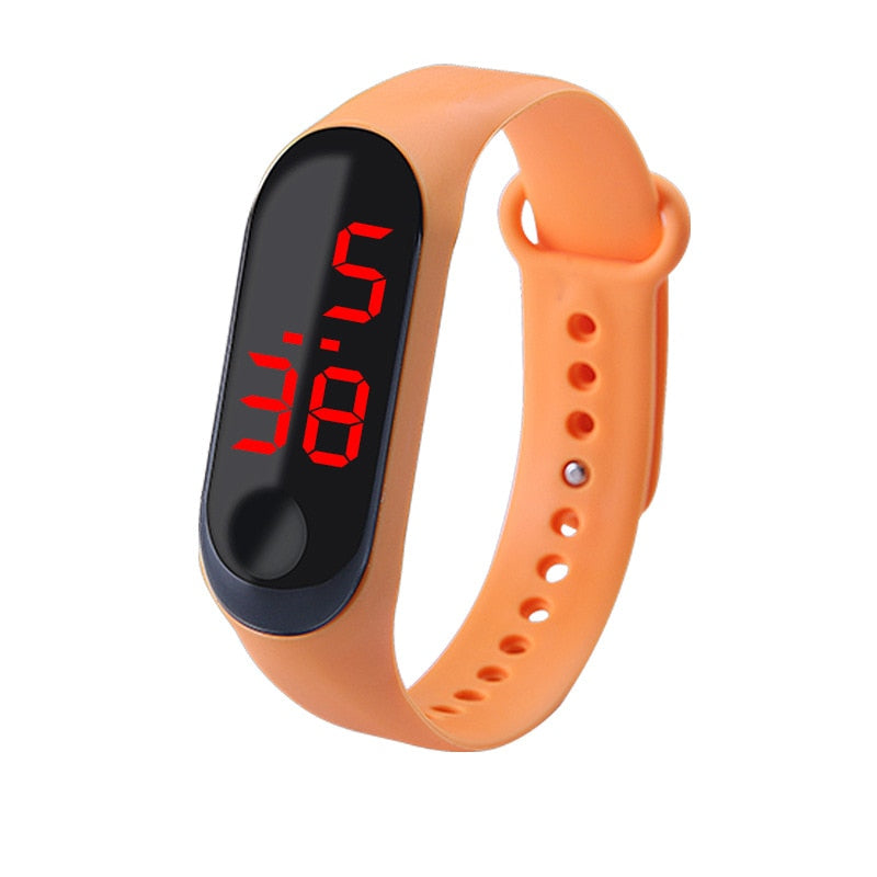 Silicone Strap Smart Digital Fitness Watches