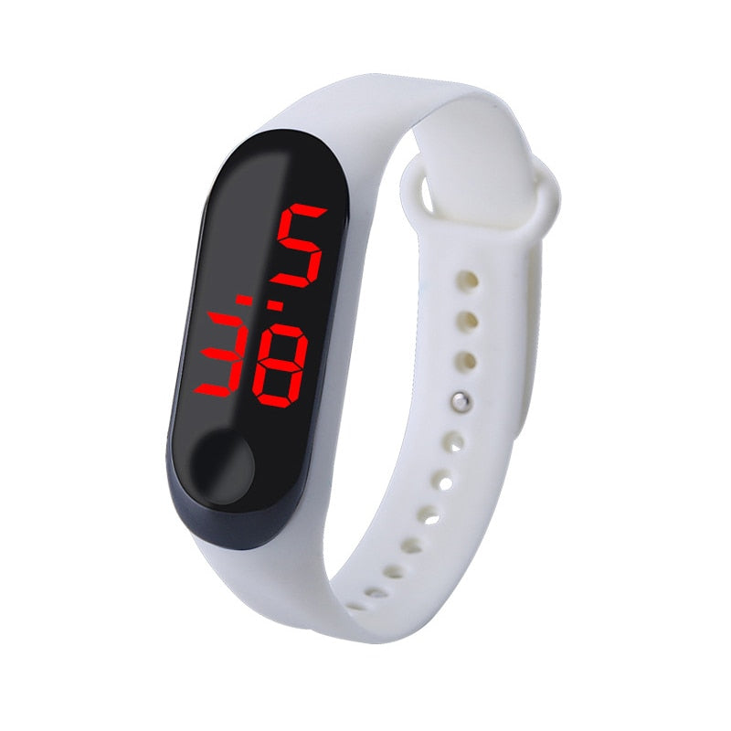 Silicone Strap Smart Digital Fitness Watches