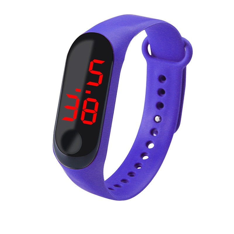 Silicone Strap Smart Digital Fitness Watches