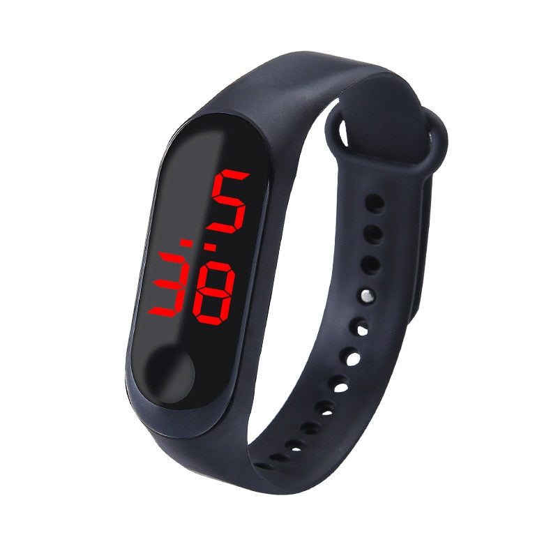 Silicone Strap Smart Digital Fitness Watches