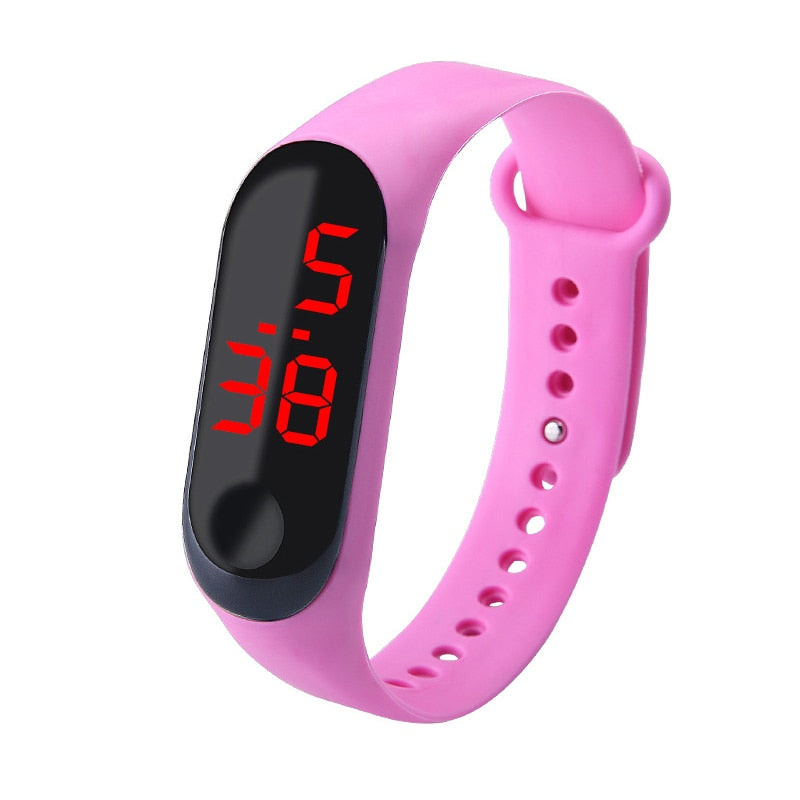 Silicone Strap Smart Digital Fitness Watches