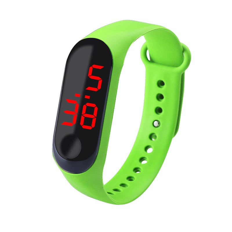 Silicone Strap Smart Digital Fitness Watches